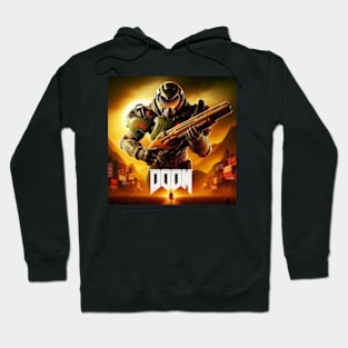 Doom Guy Big Gun Hoodie